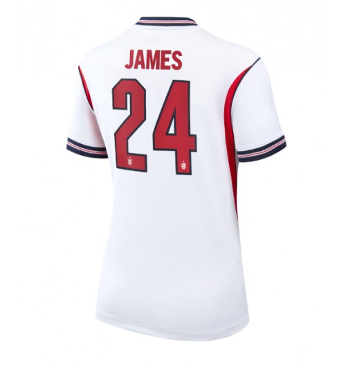 Anglie Reece James #24 Domácí Dres pro Dámské MS 2026 Krátký Rukáv Anglie Reece James #24 Domácí Dres pro Dámské MS 2026 Krátký Rukáv